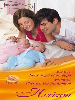 cover image of Deux anges et un papa--L'héritier des Huntington